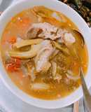 Canh sườn sụn nấu dưa