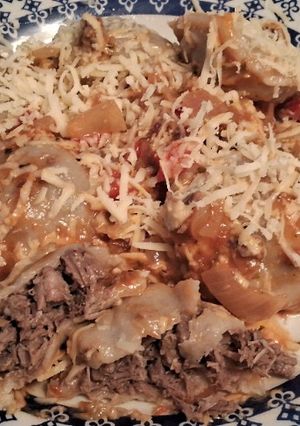 Una foto de Relleno de carne para sorrentinos
