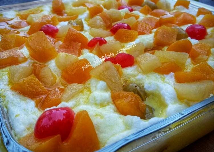 Puding tahu cocktail