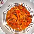 Ikan pari bumbu balado pedas