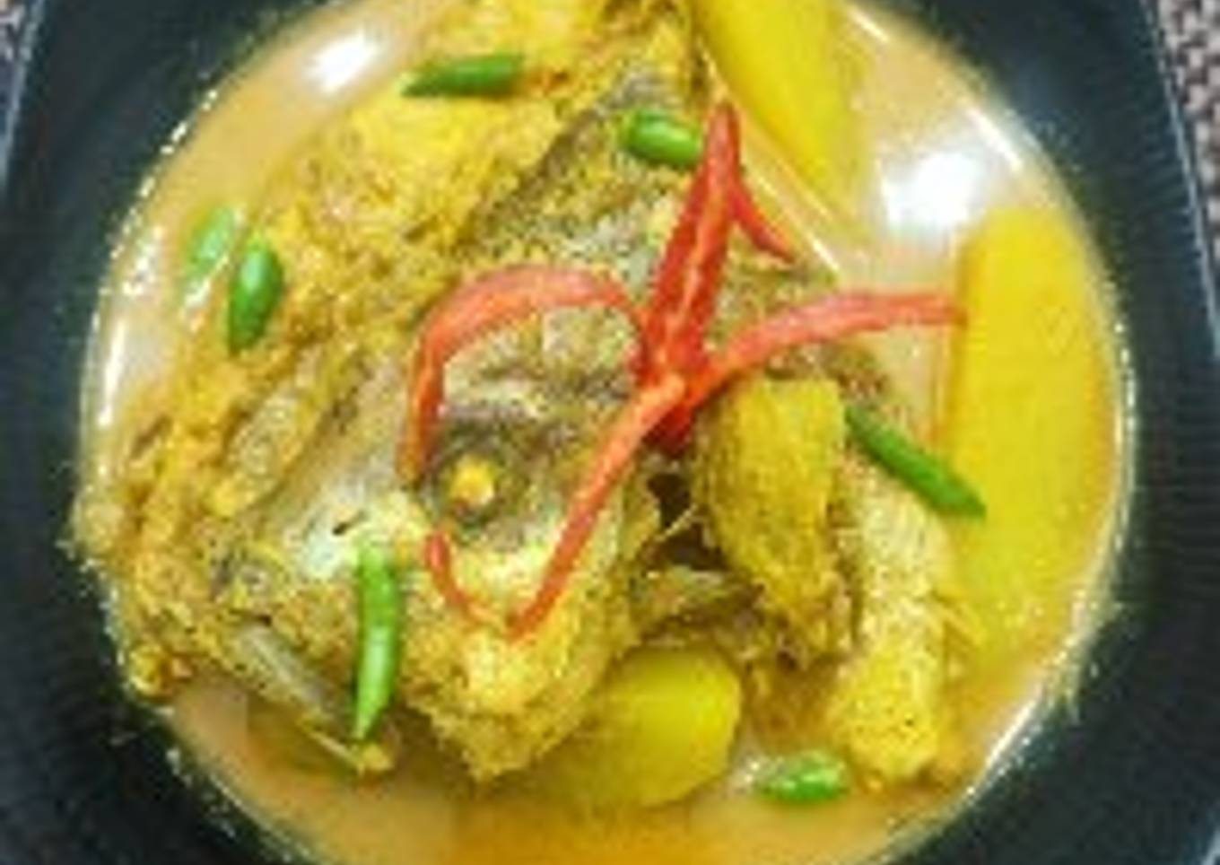 Gulai Ikan kakap merah