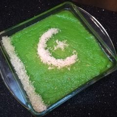 A picture of Haryali Halwa.