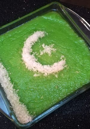 A picture of Haryali Halwa.
