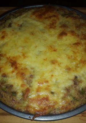 Una foto de Budín de cochayuyo y zapallo italiano