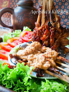 Foto resep Sate Jamur Tiram Bumbu Kacang