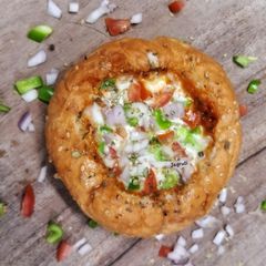 A picture of Bunizza or Bun Pizza !!.