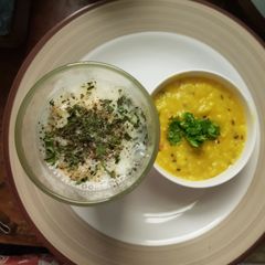 A picture of Namkin lassi.