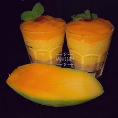 A picture of Mango Shots.