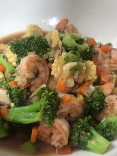Foto resep Tumis udang sayur