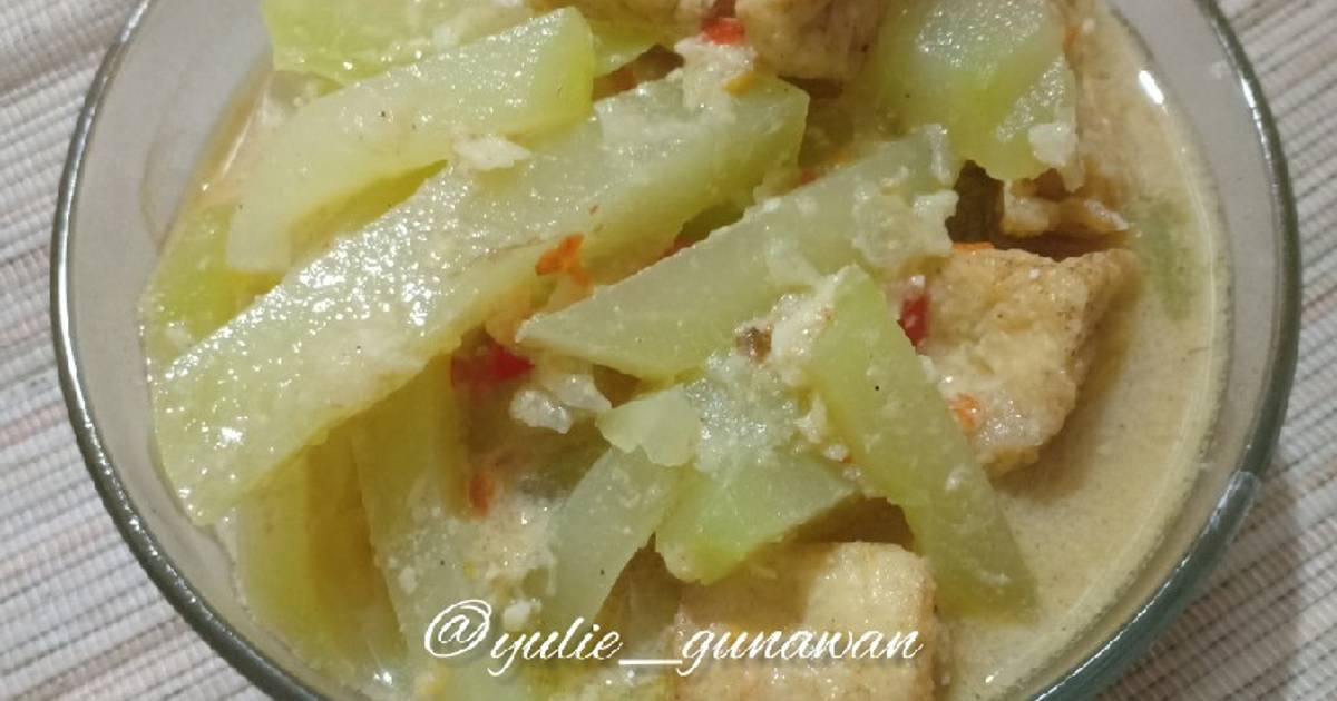 Resep Sayur Lodeh Labu Siam Manisah Tahu Oleh 🌷yulie Yuda Gunawan🌷