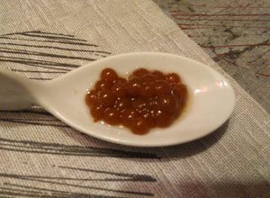 Una foto de Caviar de chocolate y naranja