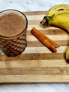 A picture of Coffee Cocoa Banana Smoothie.