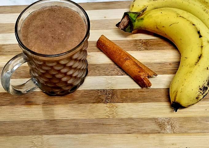 Coffee Cocoa Banana Smoothie