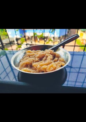 A picture of Suji Halwa.