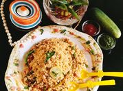 A picture of cauliflower matar
