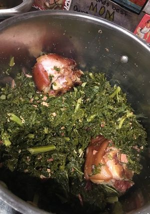 A picture of Southern Style Kale Greens.