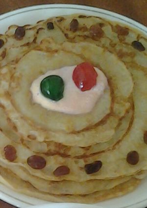 A picture of Coconut pancakes.