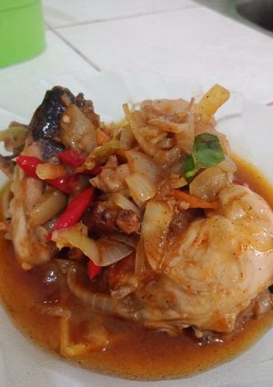 Foto resep Ayam tumis bawang bombay simpel