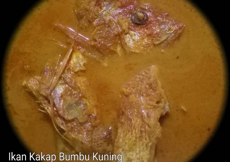Bumbu mengolah Ikan Kakap Bumbu Kuning Lezat