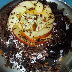 A picture of Vanilla chocolate cake.