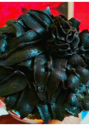 A picture of Double Chocolate Ganache Cup Cakes.
