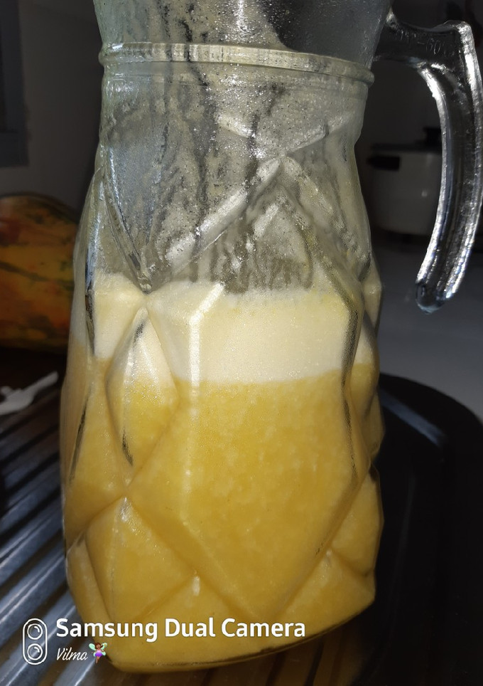 Una foto de Refresco de piña y maracuyá