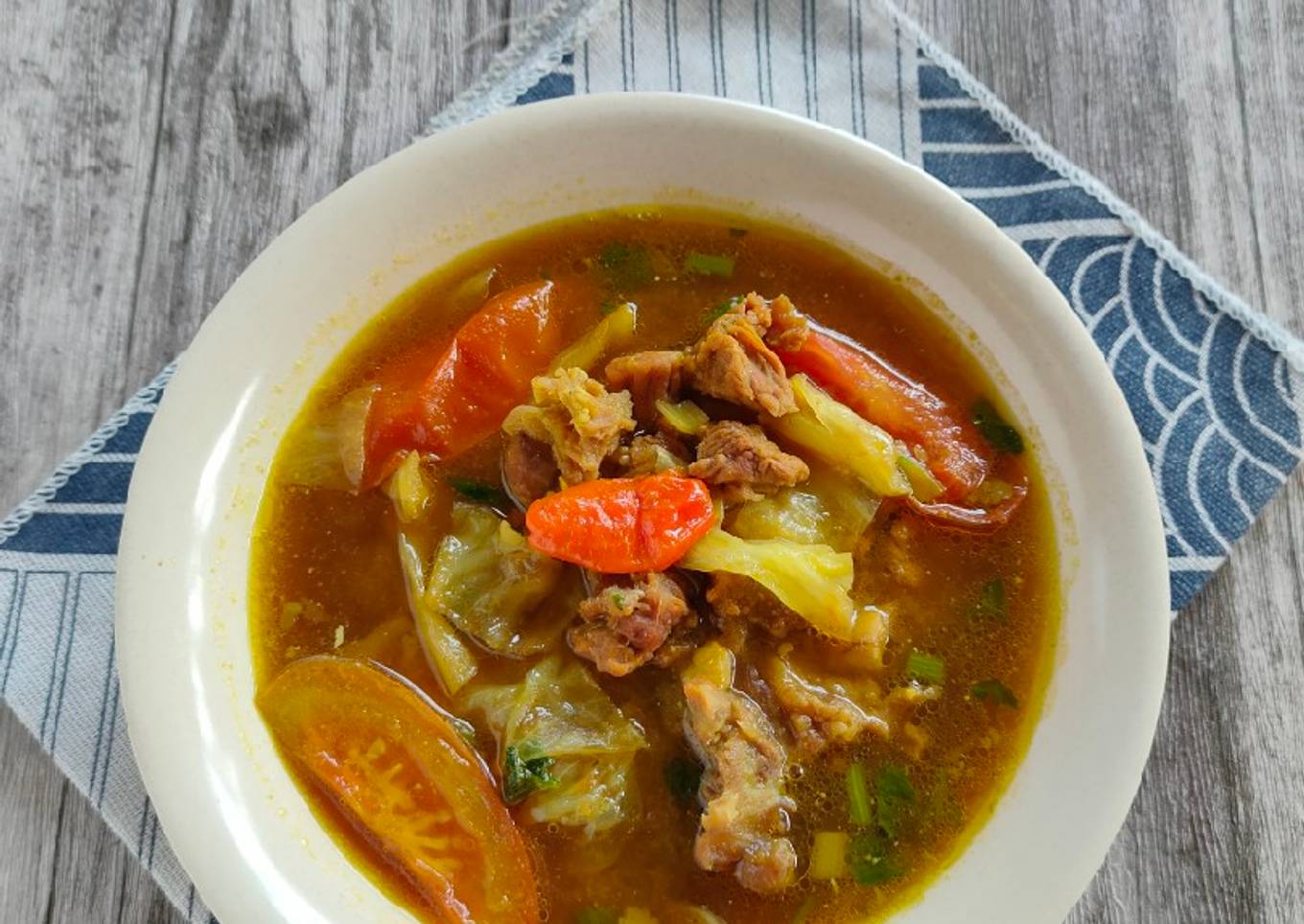 Tongseng Daging Sapi tanpa Santan