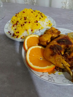 عکسی از دستور 💛مرغ پرتقالی💛