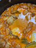 Gulai jangek + Petai Cina + Teri + Kentang + Telor
