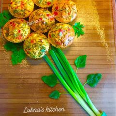A picture of Chickpea Flour Frittatas (Vegan & Vegetarian) 🍃.