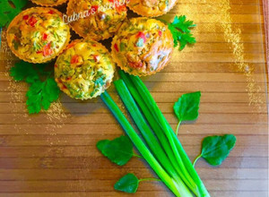 A picture of Chickpea Flour Frittatas (Vegan & Vegetarian) 🍃.