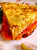 Tortilla de Patata cremosa con Cebolla caramelizada