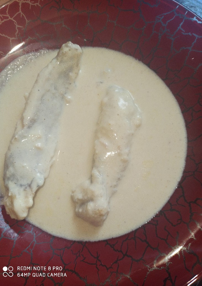 Una foto de Filetes de rape al curry