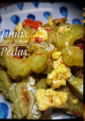 Foto resep #69 Tumis Pare Telor Pedas