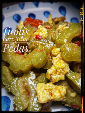 Bagaimana Menyiapkan #69 Tumis Pare Telor Pedas Anti Gagal