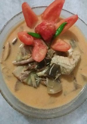 Foto resep Sayur jantung pisang praktis.
