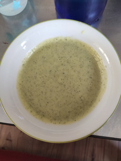 Una foto de Crema de calabacín