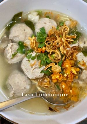 Foto resep Bakso sapi mudah