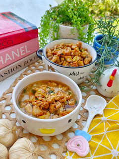 Foto resep Nasi bakmoy ayam tahu🍲