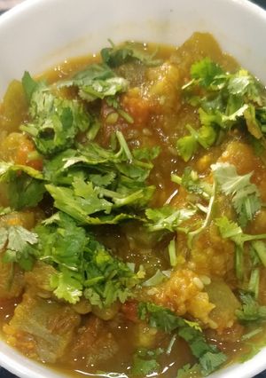 A picture of Lauki ki sabzi.