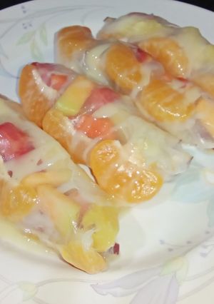Foto resep Salad Buah Gulung