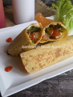 Foto resep Kebab Ayam (Dengan Kulit Tortilla Jagung)