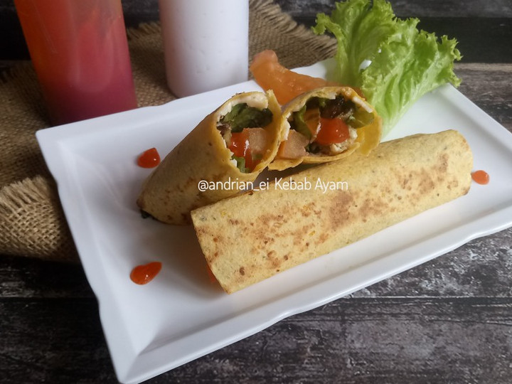 Anti Ribet, Bikin Kebab Ayam (Dengan Kulit Tortilla Jagung) Wajib Dicoba