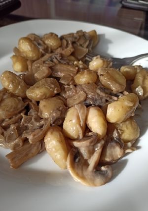 Foto principal de Ñoquis con champiñones