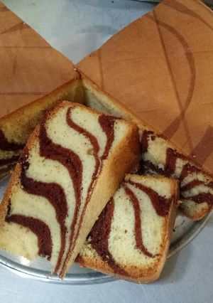 Foto resep Kue bolu zebra sederhana