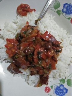 A picture of Wet fried beef.