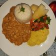 Strogonoff con Arroz al ajo