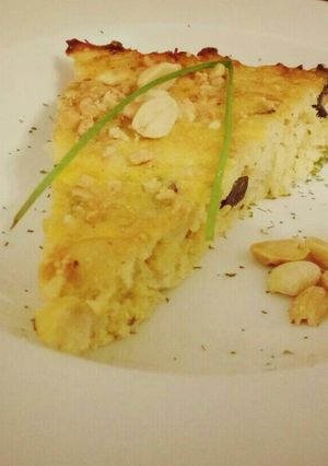 Una foto de Pastel de merluza y gambas -receta de aprovechamiento