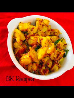 சக்கரை வள்ளிகிழங்கு பொரியல் (Sarkarai valli kizhangu poriyal Recipe in Tamil) செய்முறை முக்கிய புகைப்படம்