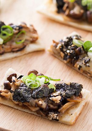 【元本山幸福廚房】海苔pizza(素) 的食譜成品照片
